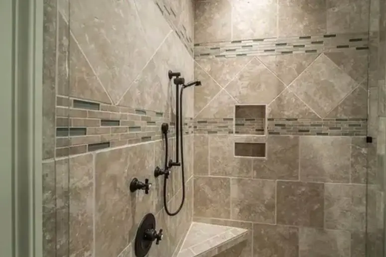 Wet Wall Panels in shower.