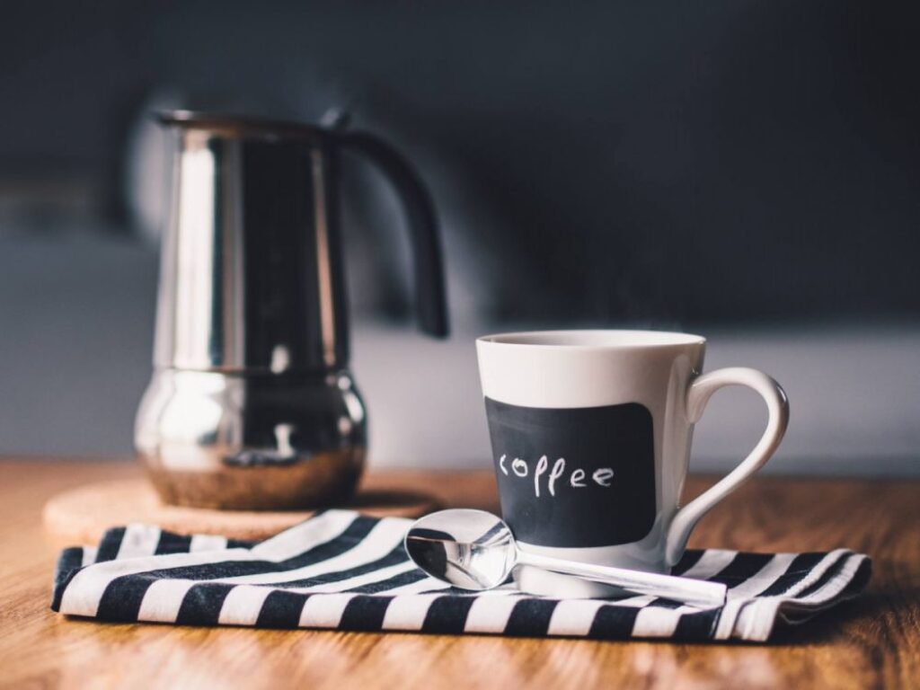 Coffee bar supplies.