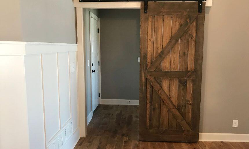 Stained Barn door.