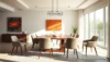 modern dining room