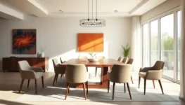 modern dining room