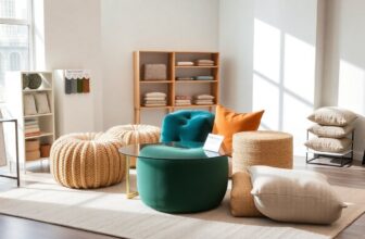 poufs made different materials most myinteriorpalace