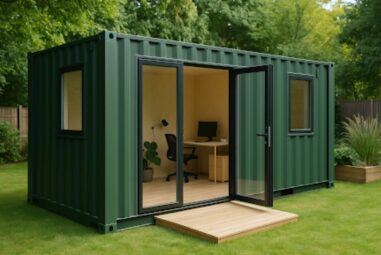 Build a Backyard Office or Studio with a Shipping Container