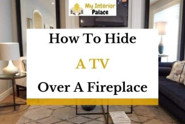 How To Hide A TV (And The Wires) Over A Fireplace?