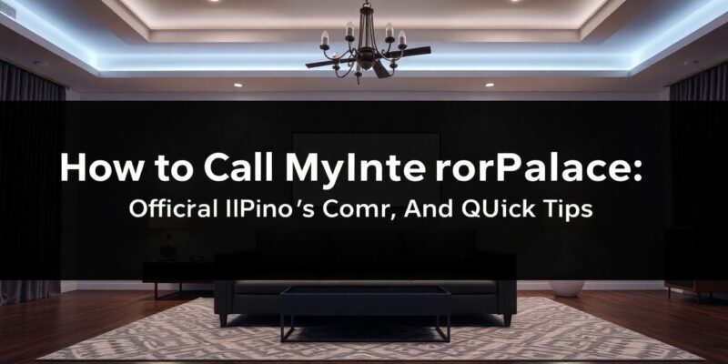 How To Call MyInteriorPalace: Official Phone, Support Options, And Quick Tips (2026)