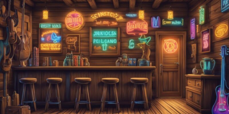 Cowboy Style Neon Signs for Wall Decor: Illuminating Your Space with Western Flair